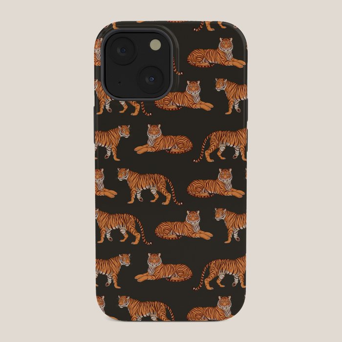 Tigers - Charcoal Black iPhone Case Gallery Image 34