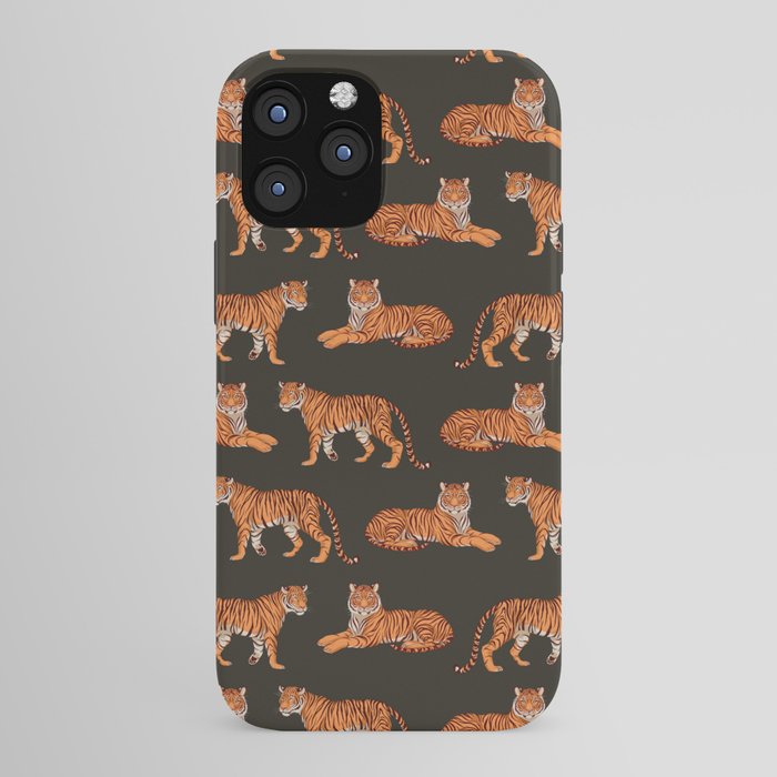 Tigers - Charcoal Black iPhone Case Gallery Image 43