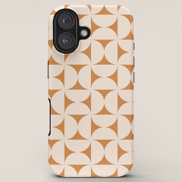 Bauhaus Mid Century Modern Geometric Pattern IX iPhone Case Gallery Image 5