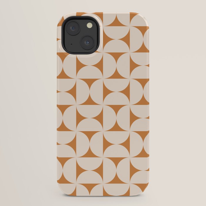 Bauhaus Mid Century Modern Geometric Pattern IX iPhone Case Gallery Image 30