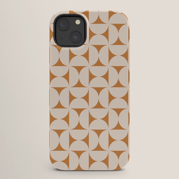 Bauhaus Mid Century Modern Geometric Pattern IX iPhone Case Gallery Image 26
