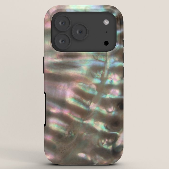 Shimmery Greenish Pink Abalone Mother of Pearl iPhone Case Gallery Image 7