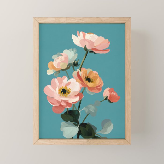 Soft Spring Botanicals Mini Art Print Gallery Image 1
