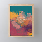 You Are Not Alone In This Mini Art Print Gallery Image 1