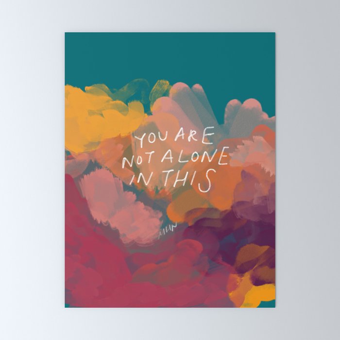 You Are Not Alone In This Mini Art Print Gallery Image 6
