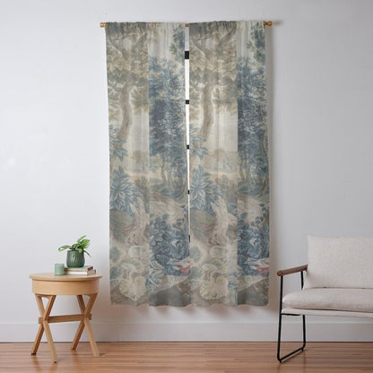 Antique 18th Century Flemish Verdure Tapestry Window Curtain Gallery Image 9