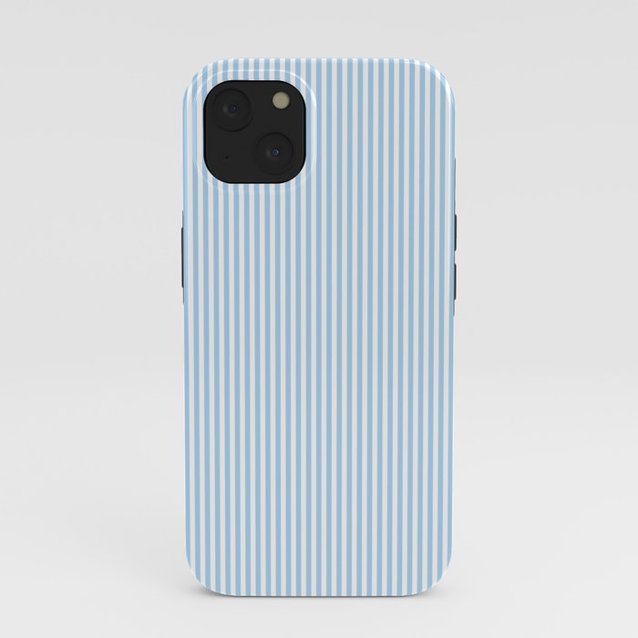 Chambray Blue Seersucker Stripe iPhone Case Gallery Image 37