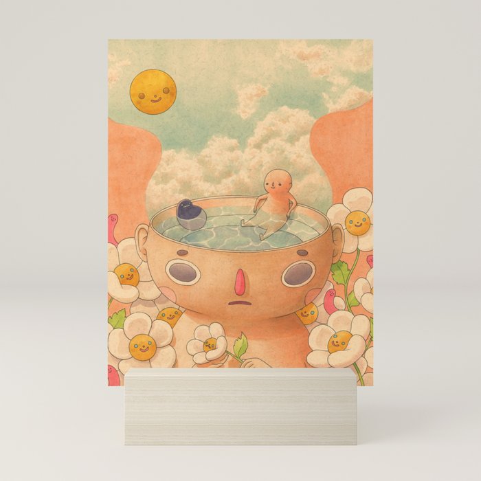 Mind on Break Mini Art Print Gallery Image 5