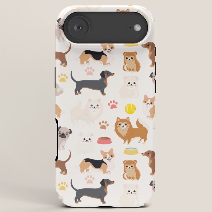 Cute Dog Pattern iPhone Case Gallery Image 6
