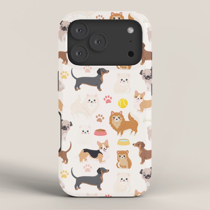 Cute Dog Pattern iPhone Case Gallery Image 3