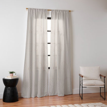 Art Deco Arch Pattern XIV Window Curtain Gallery Image 10