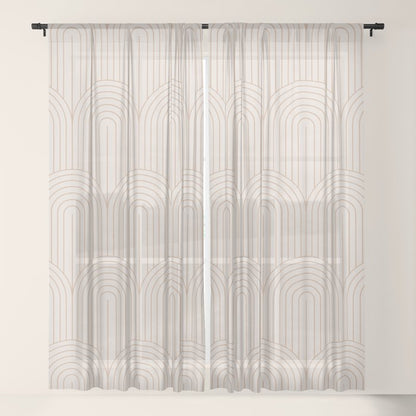 Art Deco Arch Pattern XIV Window Curtain Gallery Image 21
