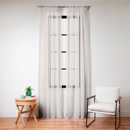 Art Deco Arch Pattern XIV Window Curtain Gallery Image 20