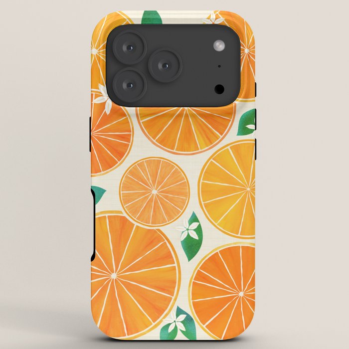 Orange Slices With Blossoms iPhone Case Gallery Image 7