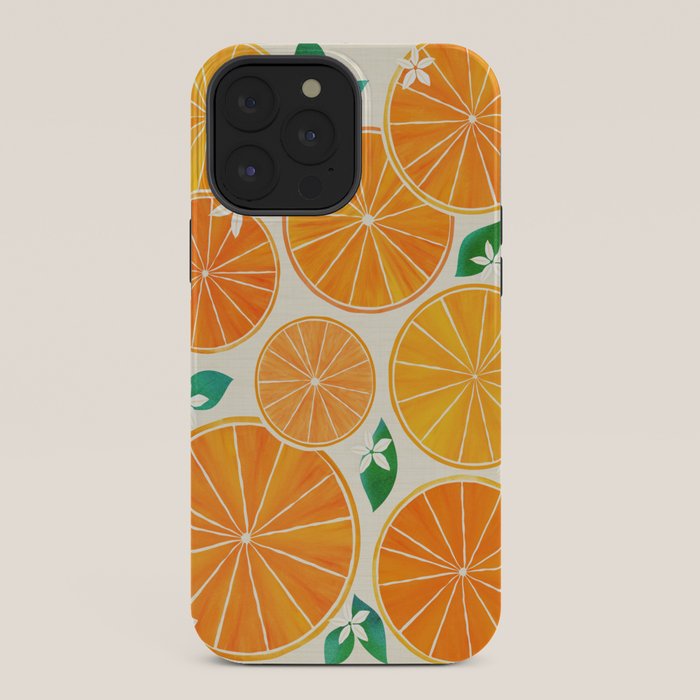 Orange Slices With Blossoms iPhone Case Gallery Image 36