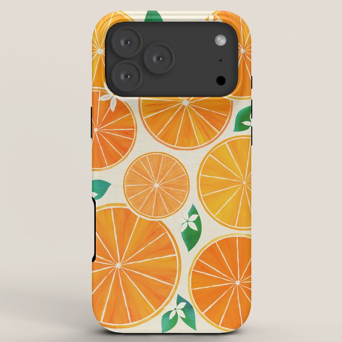 Orange Slices With Blossoms iPhone Case Gallery Image 8