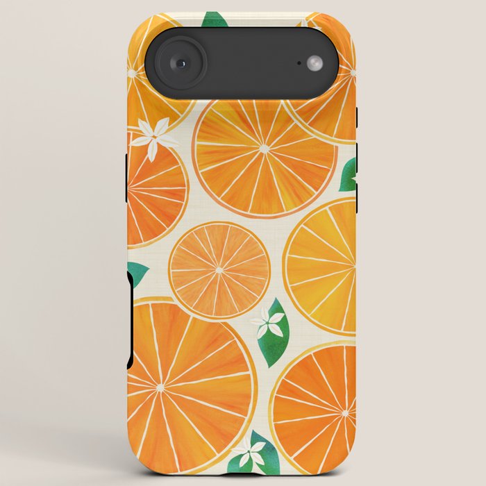 Orange Slices With Blossoms iPhone Case Gallery Image 6
