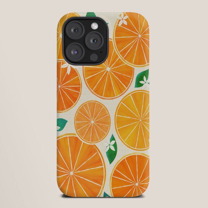 Orange Slices With Blossoms iPhone Case Gallery Image 20