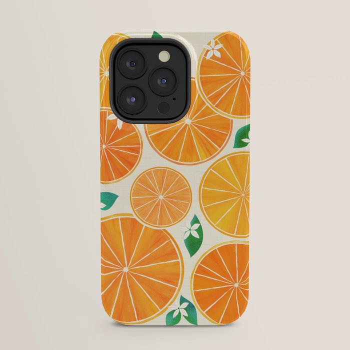 Orange Slices With Blossoms iPhone Case Gallery Image 31