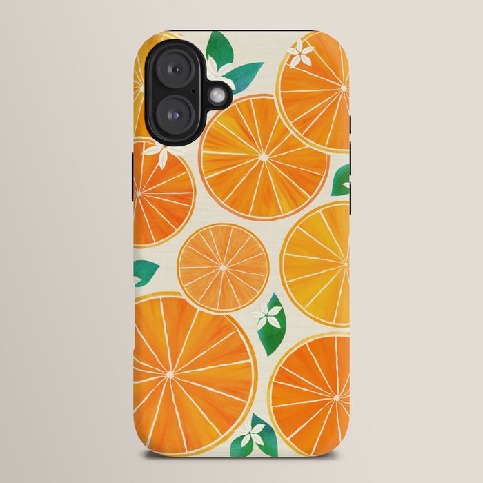Orange Slices With Blossoms iPhone Case Gallery Image 14