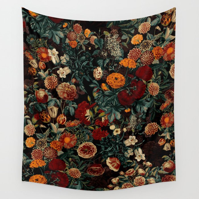 EXOTIC GARDEN - NIGHT XXI Wall Tapestry Gallery Image 2