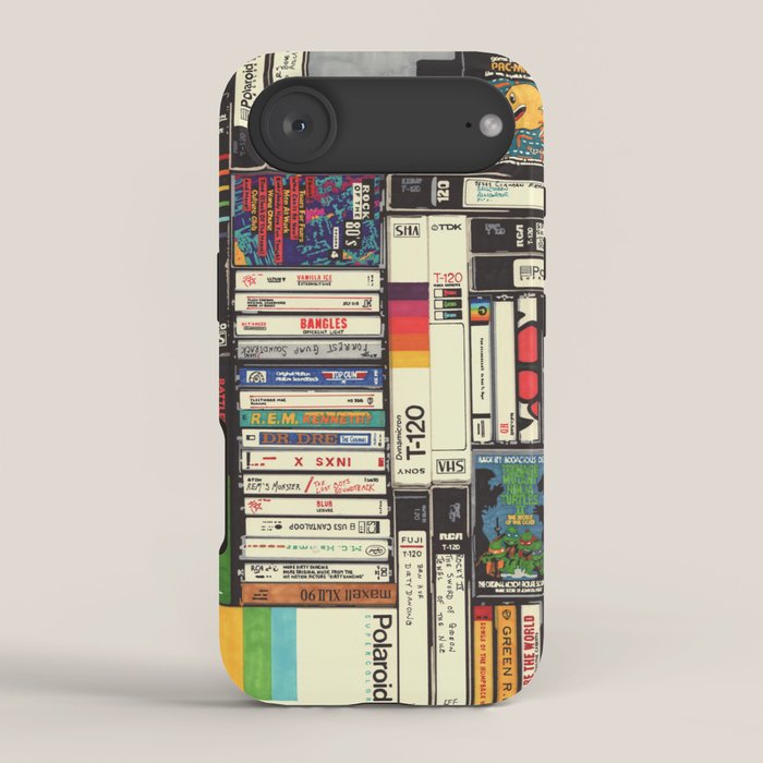 Cassettes, VHS and Video Games iPhone Case Gallery Image 2