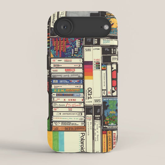 Cassettes, VHS and Video Games iPhone Case Gallery Image 2