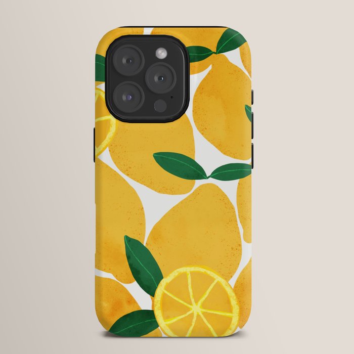 lemon mediterranean still life iPhone Case Gallery Image 15