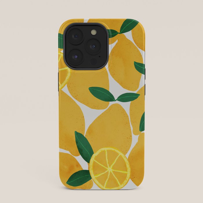 lemon mediterranean still life iPhone Case Gallery Image 35