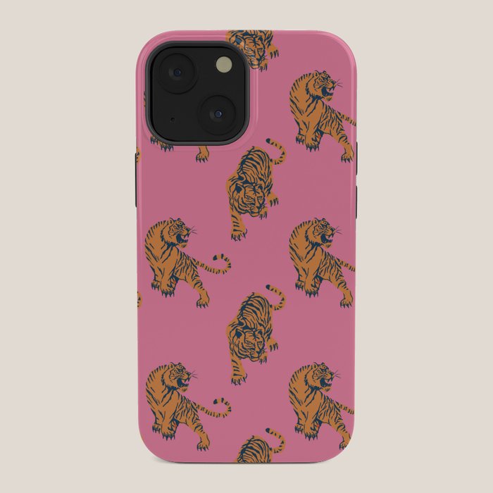 tiger print pink iPhone Case Gallery Image 34