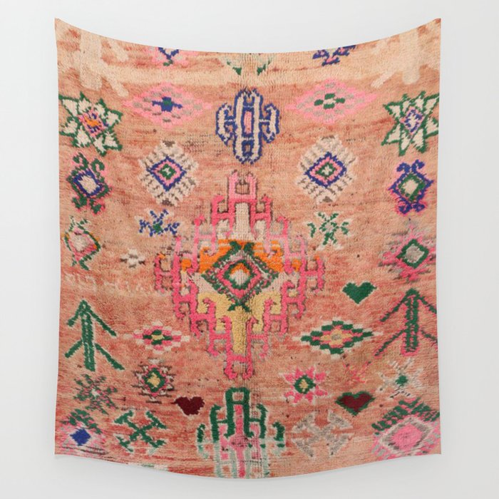 Moroccan Berber Traditional Carpet Wall Tapestry Gallery Image 1
