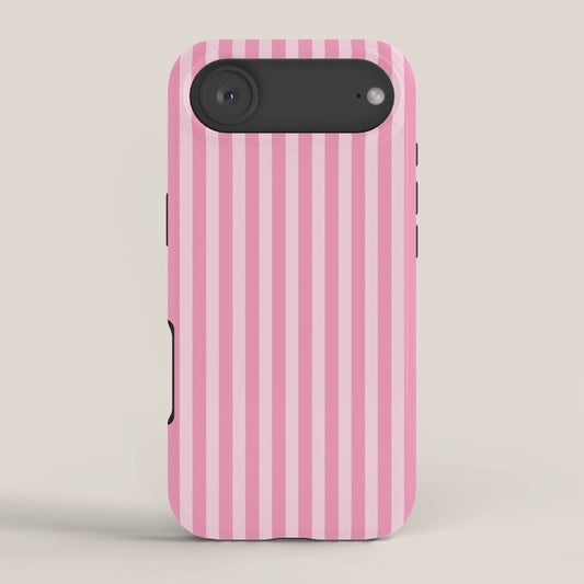 Striped Vertical 2 Pink iPhone Case Gallery Image 2