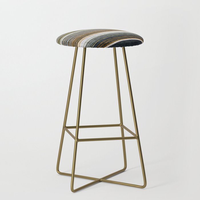 serape southwest stripe - muted natural tones Stool Gallery Image 2