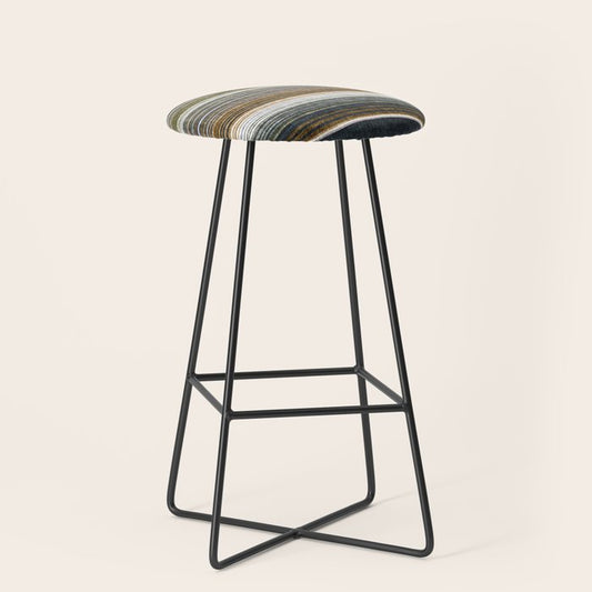 serape southwest stripe - muted natural tones Stool Gallery Image 1