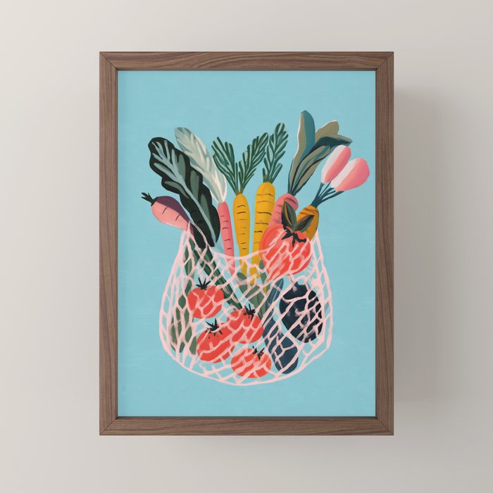 Market Morning Mini Art Print Gallery Image 2
