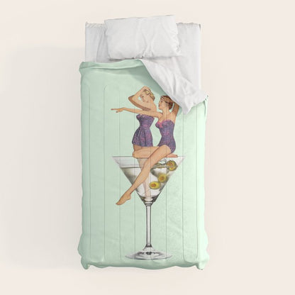 girls night green Comforter Gallery Image 4