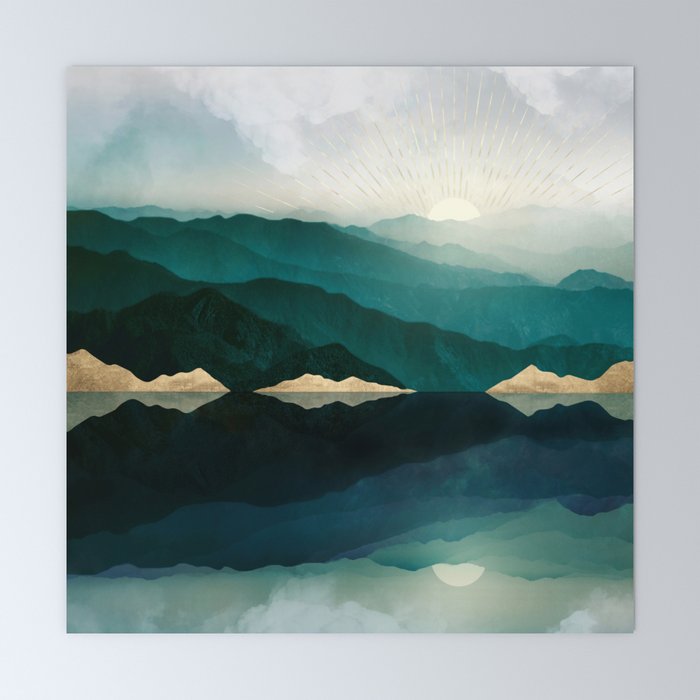Waters Edge Reflection Mini Art Print Gallery Image 6