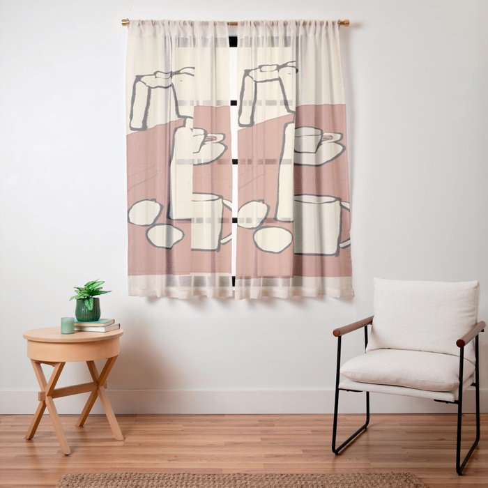 Coffee Time Window Curtain Gallery Image 19