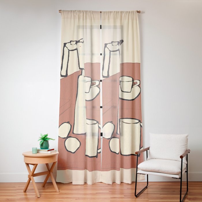 Coffee Time Window Curtain Gallery Image 12