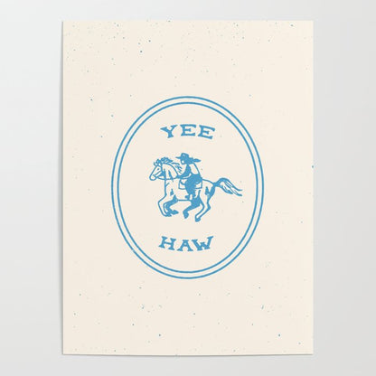 Yee Haw in Blue Poster Gallery Image 3
