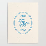Yee Haw in Blue Poster Gallery Image 1