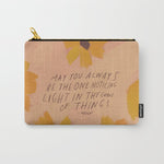 Noticing Light In The Chaos Of Things Carry All Pouch Gallery Image 1