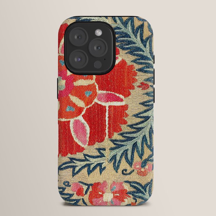 18th Century Suzani Fragment Print iPhone Case Gallery Image 15