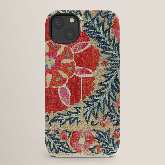 18th Century Suzani Fragment Print iPhone Case Gallery Image 26