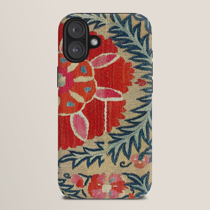 18th Century Suzani Fragment Print iPhone Case Gallery Image 10