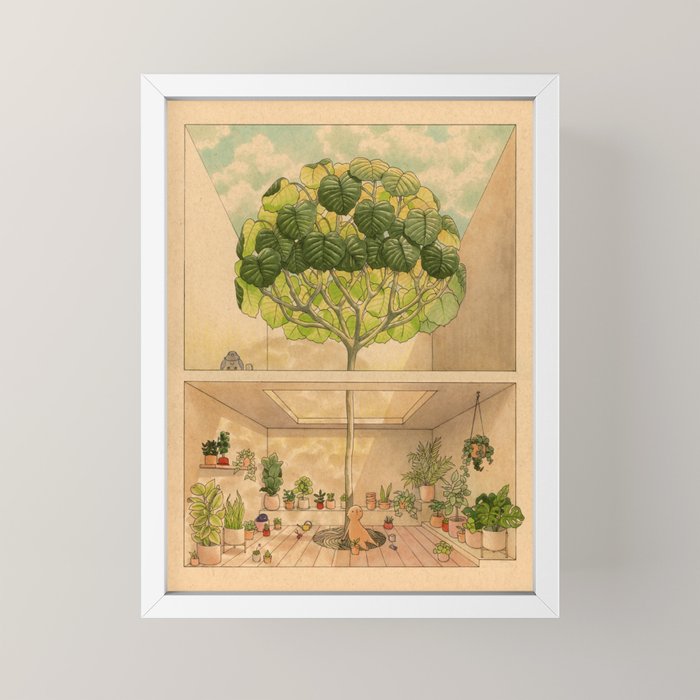 Round Tree Mini Art Print Gallery Image 4