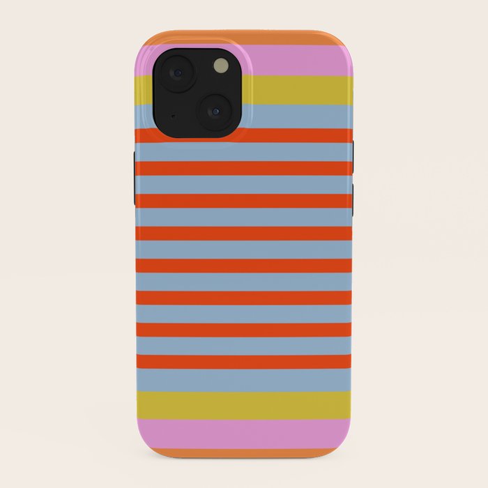 Bold Color Stripes Play Summer Bright Pattern 1 iPhone Case Gallery Image 38