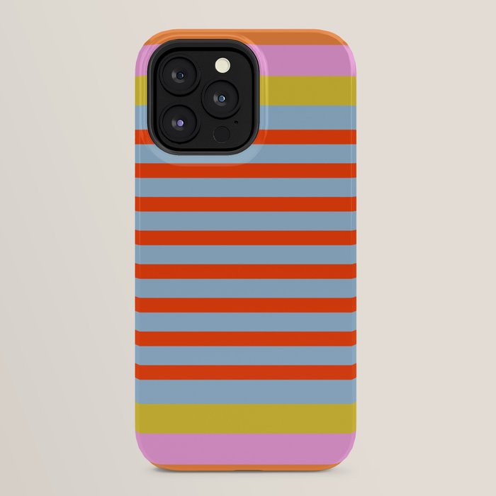 Bold Color Stripes Play Summer Bright Pattern 1 iPhone Case Gallery Image 32