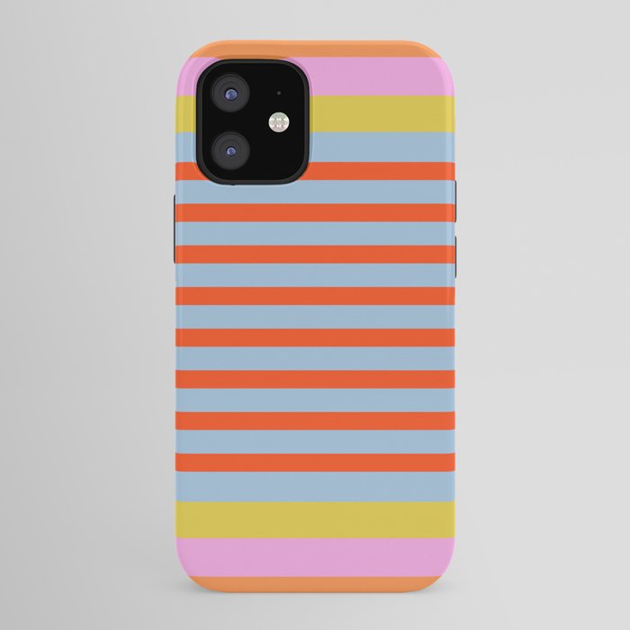 Bold Color Stripes Play Summer Bright Pattern 1 iPhone Case Gallery Image 41