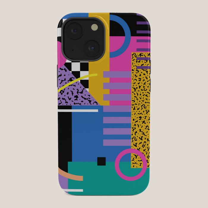 Memphis pattern 101 - 80s / 90s Retro iPhone Case Gallery Image 34